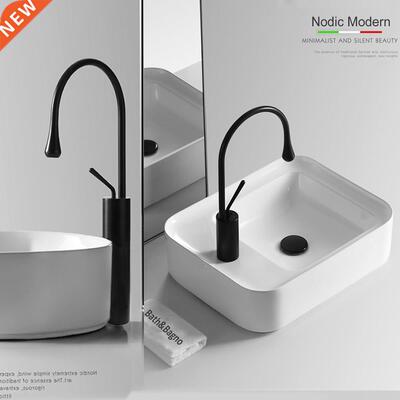 Bathroom Basin Faucets Luxury Black Sink Mixer High Quality