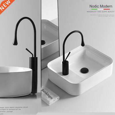 Bathroom Basin Faucets Luxury Black Sink Mixer High Quality