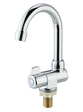 Rotaton Copper Basn Faucet Cold Deck Ktchen Foldng Carav