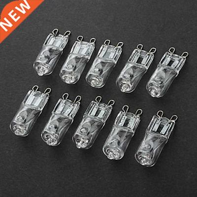 10pcs G9 220V 25W 3000-3500K Warm White Halogen Bulb Light G