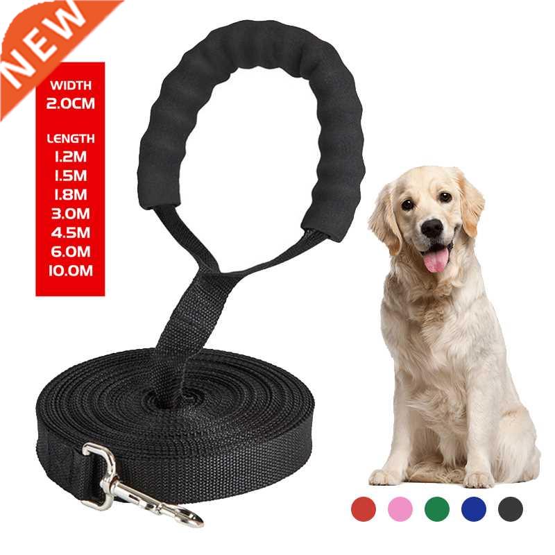 New Long Dog Leash Rope Comfortable Sponge Handle Pet Lead B