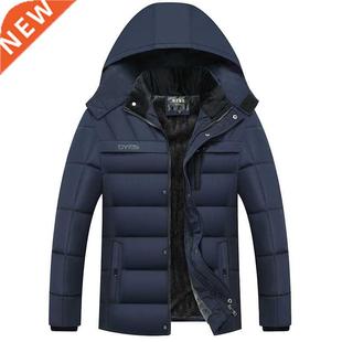 Casual Warm Thick Men Parkas Jacket Hooded Coa Winter