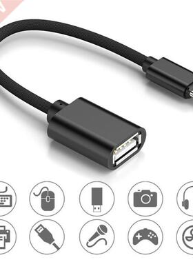 Type c/Micro USB Male Host To USB Female OTG Cable Adapter