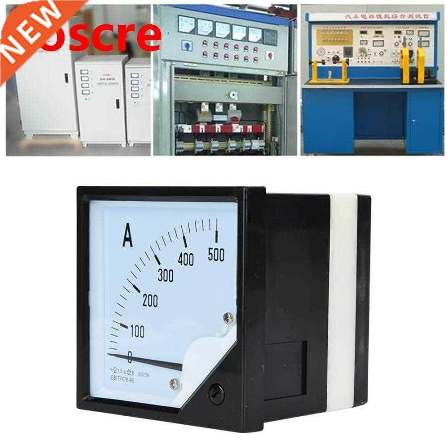 500A Class Ammeter DC Analog Current Meter 1.5 Accuracy Squa