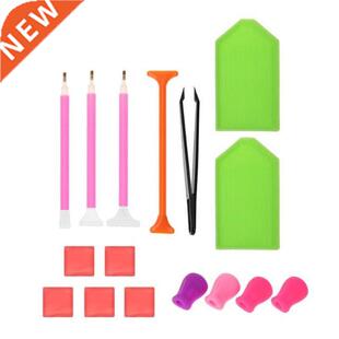 16pcs/Set 5D Diamond Painting Tools Kit Rhinestone Embroider