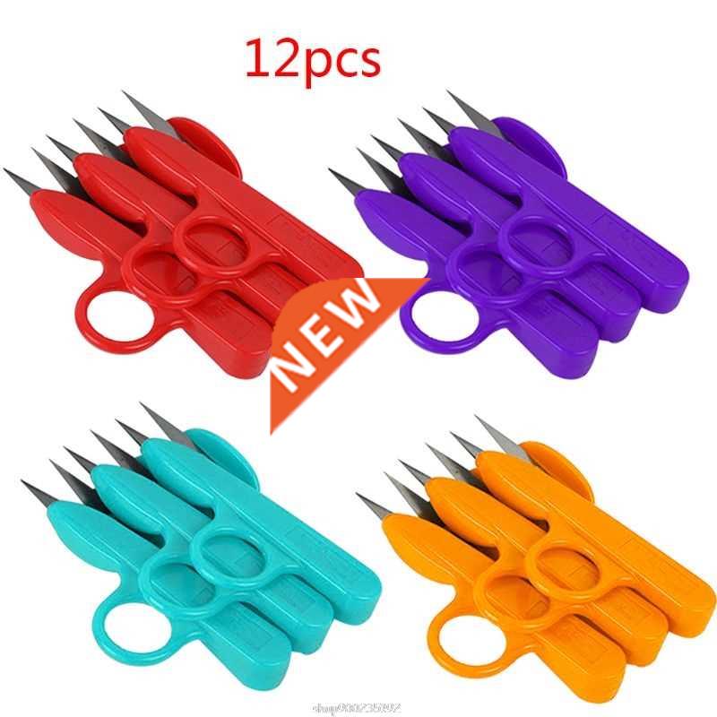 1Set/12pcs Eagle Yarn Scissors Household Sewing Matching Thr