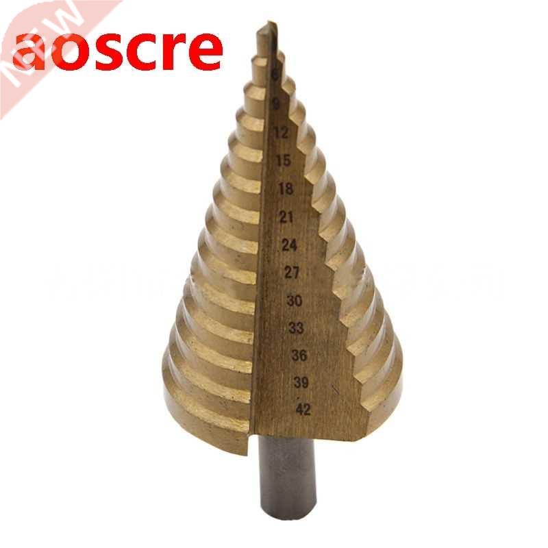 4-42mm High Speed Steel Titanium Plated Straight Groove Step