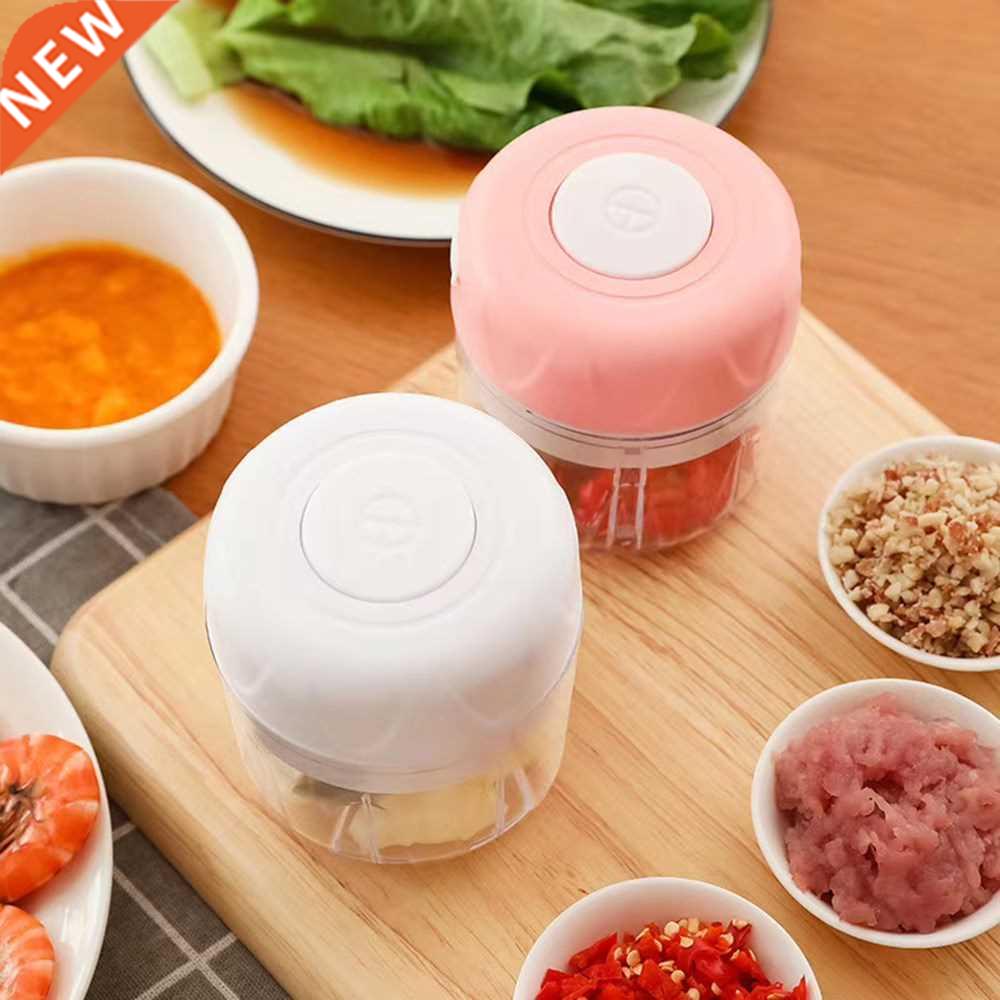 Mini Portable Wireless Electric Meat Grinder Food Nut Garli