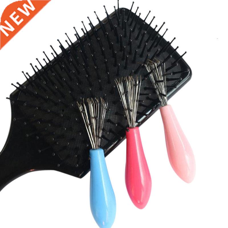 New Mini Hair Brush Combs Cleaner Embedded Tool Plastic Clea