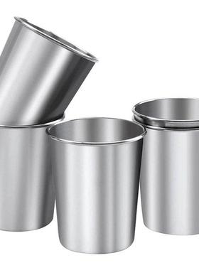 5 Pack Stainless Steel Cups Stackable Pint Cup Tumblers Reus