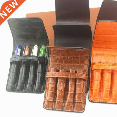 Handmade Leather Pen Case Pencil Bag Fountain Sleeve Bag Vi