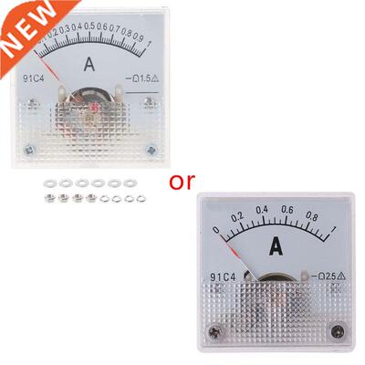 Ammeter DC Analog Current Meter Panel Mechanical Pointer Typ