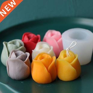 Wax Tulip Reusable Molds Soap Aroma Candles Mold made Hand