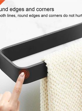 Toilet Paper Holder Tissue Roll Holder Hanger atte Black Ba