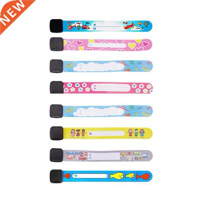 Reusable Kids Wristband Set ID Safety Easy Apply Adjustable