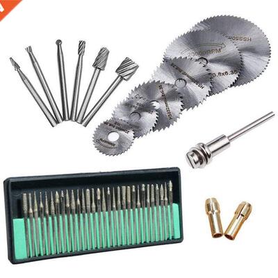 45Pcs Diamond Engraving Accessories Set Routing Bit Circular