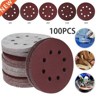 Sanding Loop Hook Discs Round 125mm Inch Pcs 100