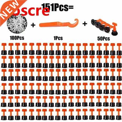 151Pcs Tile Leveling System Tile Spacer Wall Leveler Wedges