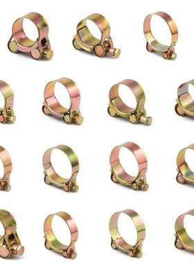 Professional Durable Hose Clamp 15 Sizes Carbon Steel Adjust