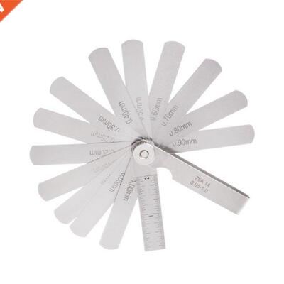 14 Blade 0.05-1mm Feeler Gauge Gage Thckness Measurment Too