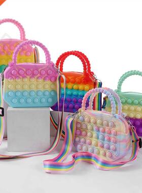 Unicorn Pop Antisress Toys Silicone Push Pop Bble Bag Unic