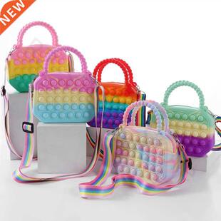 Unicorn Pop Antisress Toys Silicone Push Pop Bble Bag Unic