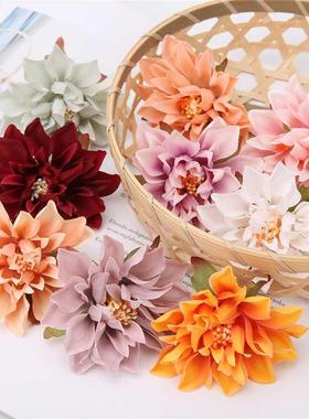 10/20Pcs Dahlia Flower Heads Artificial Flower For Home Deco