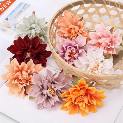 10/20Pcs Dahlia Flower Heads Artificial Flower For Home Deco