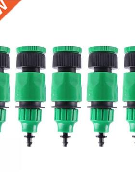 5pcs Plastic Nipple Quick Connector Adapter Joint Faucet Con