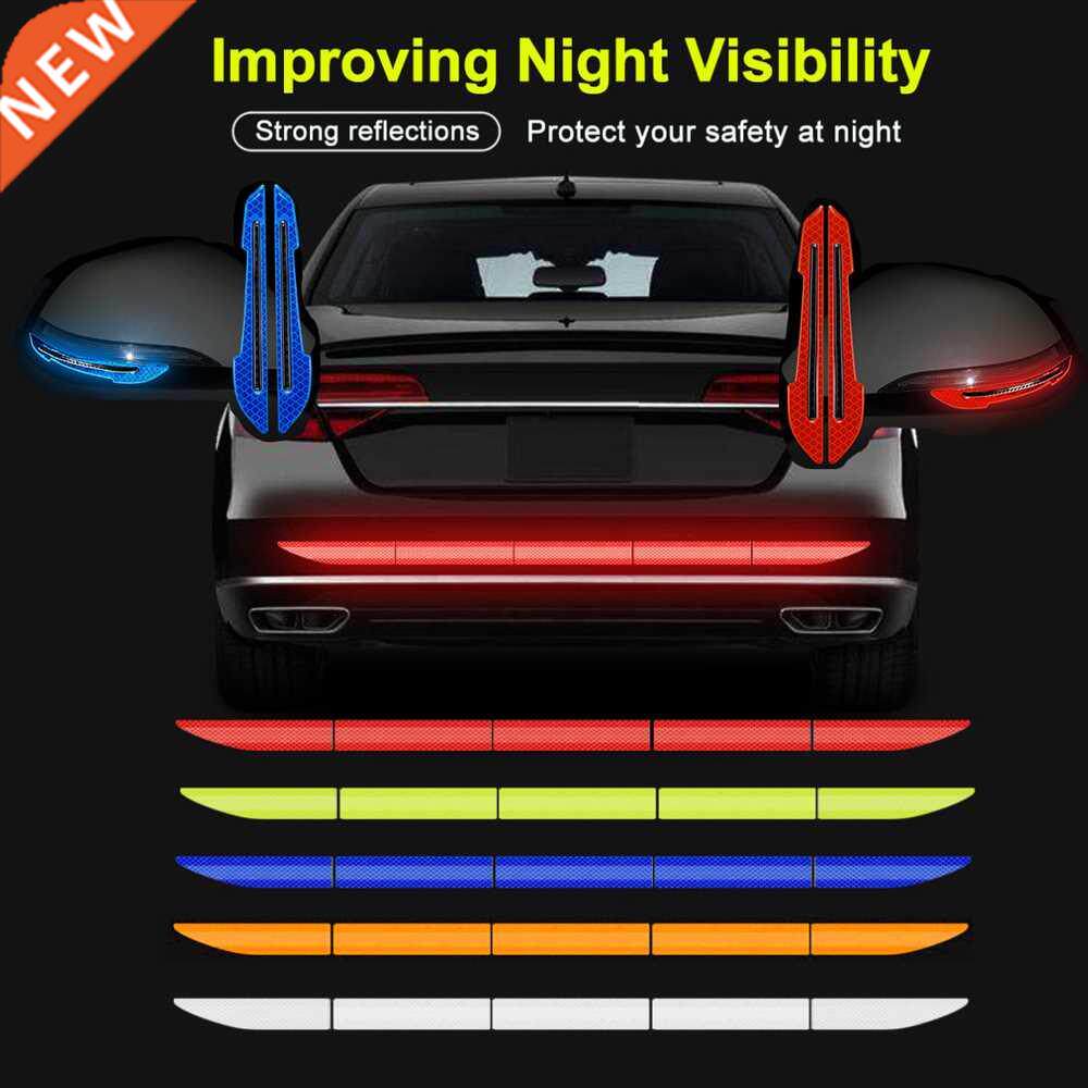 5pcs/set Car Reflectante Reflector Sticker 91*4 Car Body Tru
