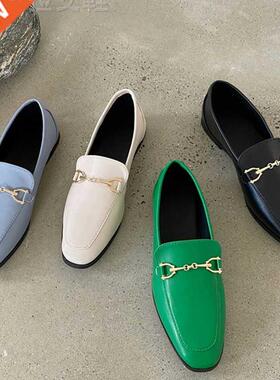 2021 Spring Women Slip On Loafer Autumn  Ladies Briti