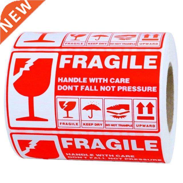 300pcs Fragile Stickers Handle with Care Shipping Express Wa