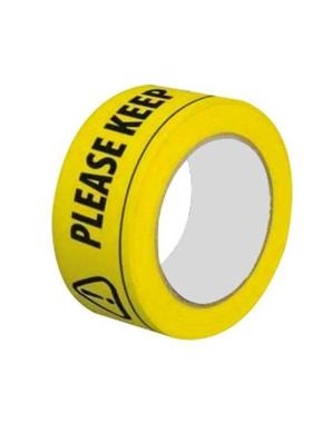 Yellow Socal Dstancng Stckers Tape Please Keep A Safe D