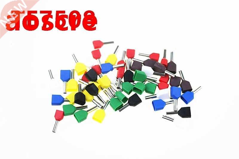 100PCS TE7508 Double wire tube type pre insulated end head L