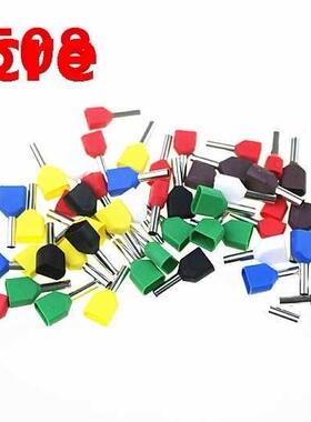 100PCS TE7508 Double wire tube type pre insulated end head L