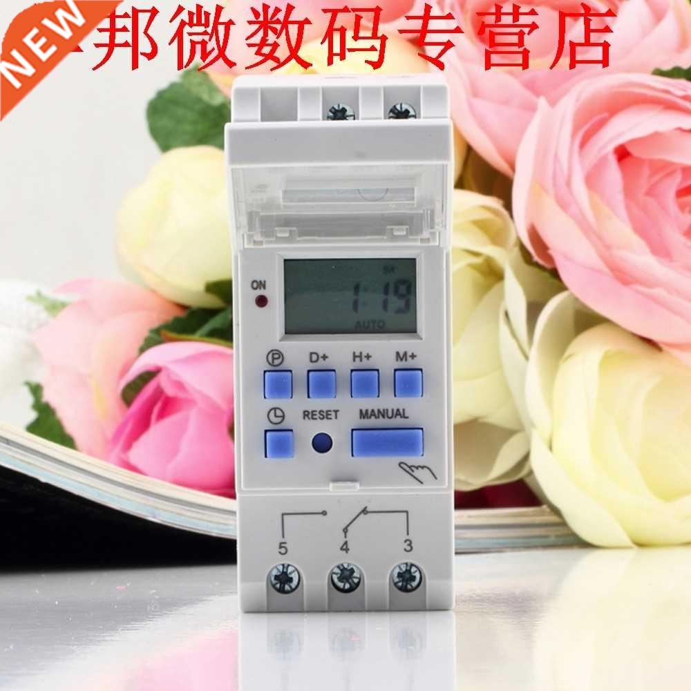 LCD Programmeerbare Tijdschakelaar THC 15A DC 110 V AC 220 V