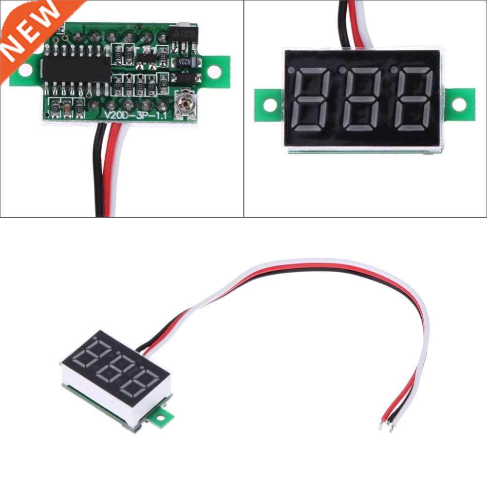 Voltmeter Mini Voltmeter DC0-100V Red Light LED Panel Voltag