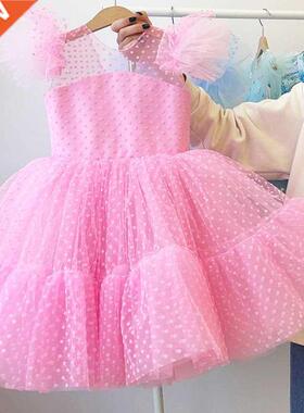 Summer Girl Dress Birthday Party Princess Dress Children Po