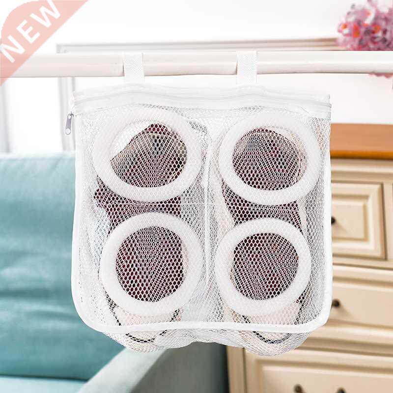 Mesh Net Pouch Washing Hanging Bag For Shoes Machine Cleanin