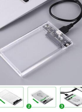USB 3.0 Transparent HDD Enclosure 2.5 inch Serial Port SATA