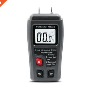 Meter LCD Portable 99.9% Moisture Wood Digital Pins Two