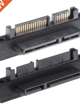 90 Degree 7+15 Pin SATA Male to Female Port 500Mbps Converte