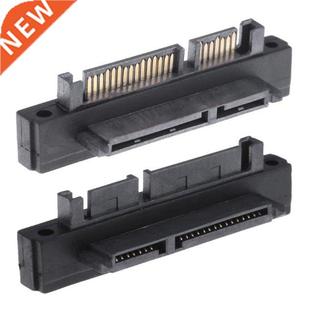 90 Degree 7+15 Pin SATA Male to Female Port 500Mbps Converte
