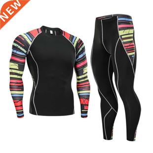 Men's Thermal Underwear Winter Warm Underwear Fleece Lon