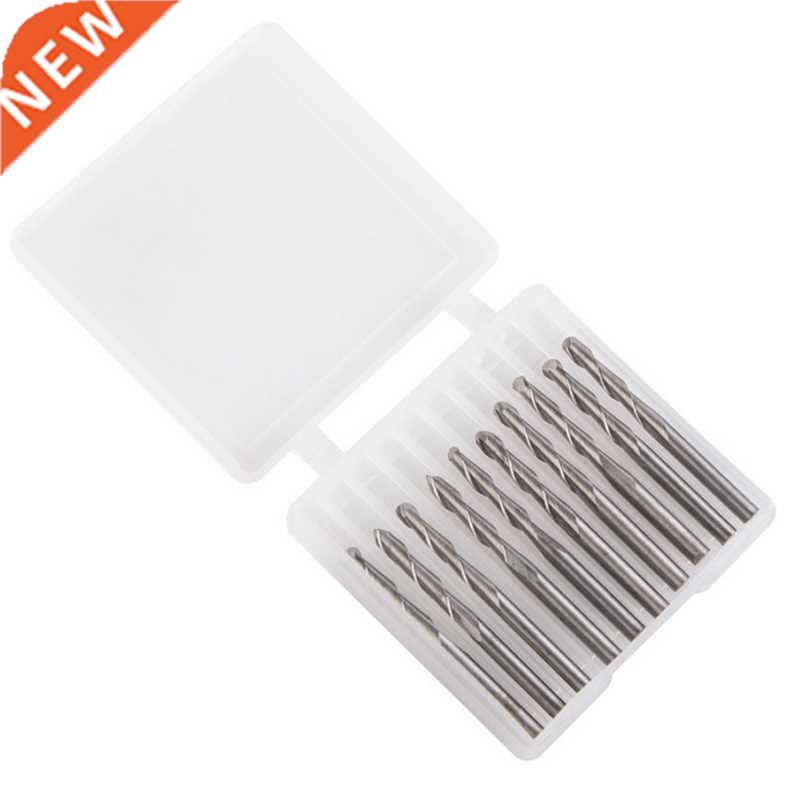 12 Pcs Straight Electric Milling Ball Endless Cutter Solid C