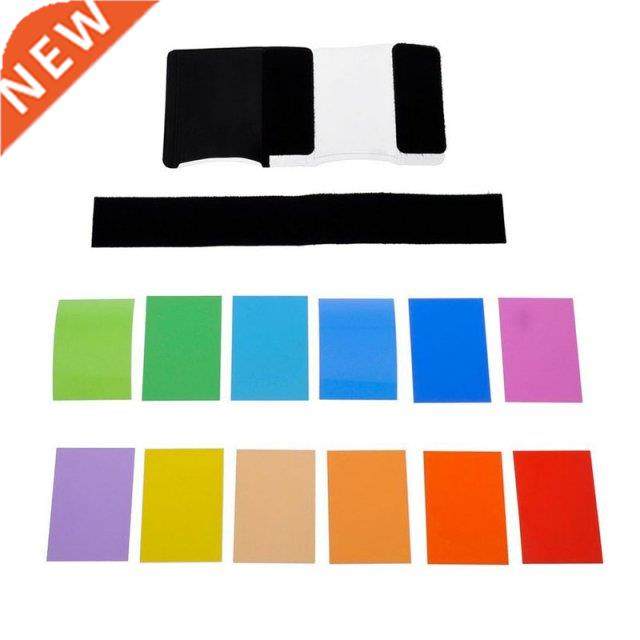 10set 12colors/set color card for Strobist Flash Gel Filter