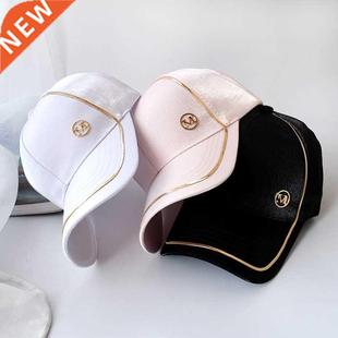 Baseball Rhinestone Cap Women Silk Fashion Summer Butterfly