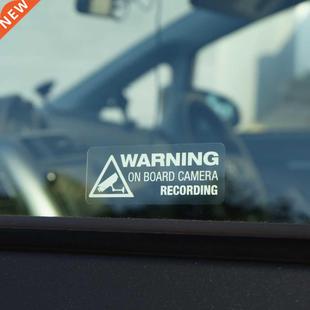 Bord Truck Vinyl Window Wrning Recording 1PC Cmer