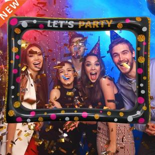PVC Inflatable Frame Photo Booth Props Selfie Picture Frame