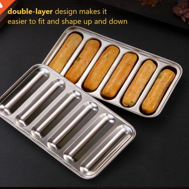 Ktchen Sausage Maker Mould Set 6 Grds Stanless Steel